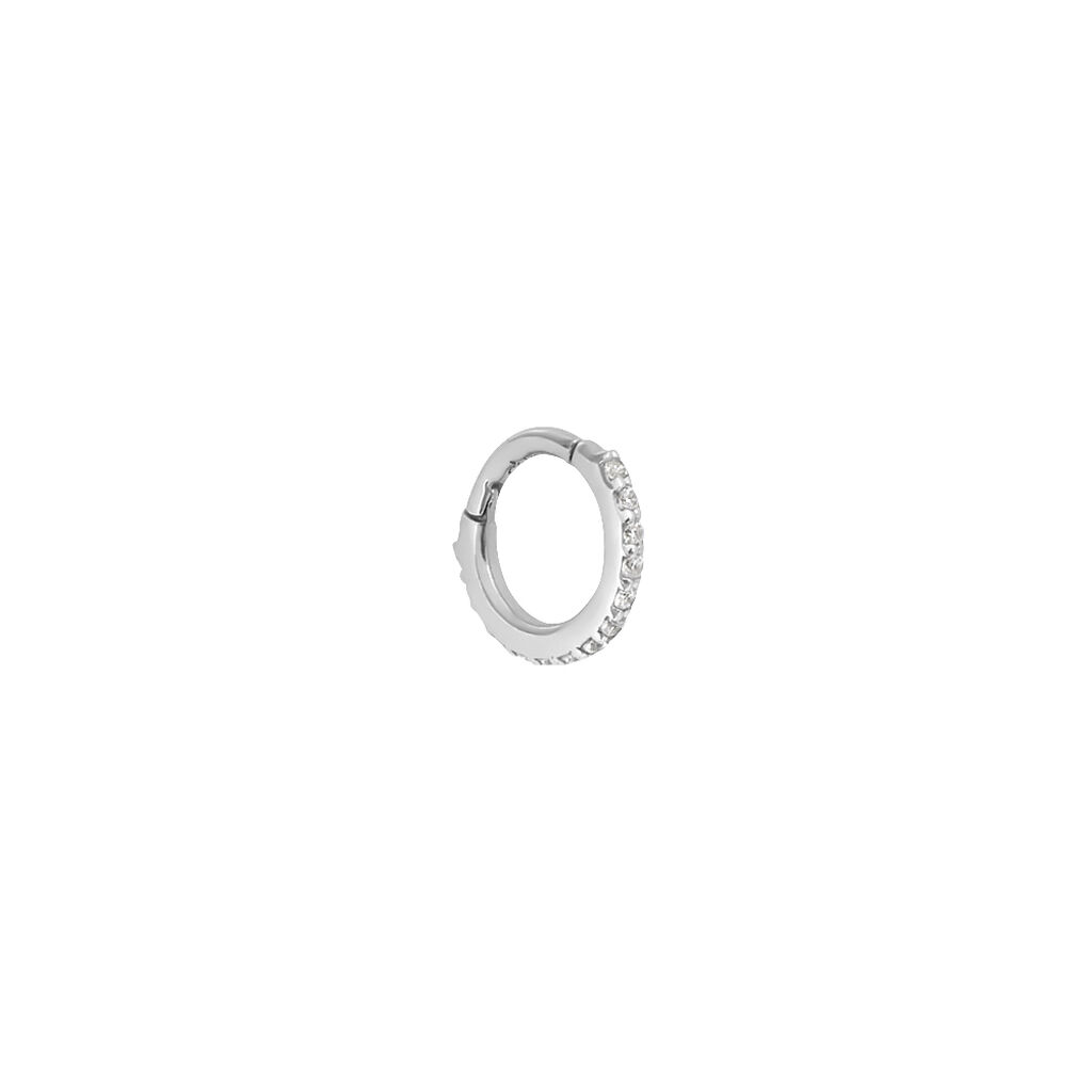 Piercing Orecchio Tragus Helix Ear Shine Oro Bianco Cubic Zirconia - Piercing Orecchio Donna | Stroili