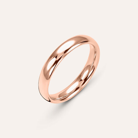 Fede Comoda Leggera 3.5 mm Oro Rosa - Anelli con Incisione Unisex | Stroili