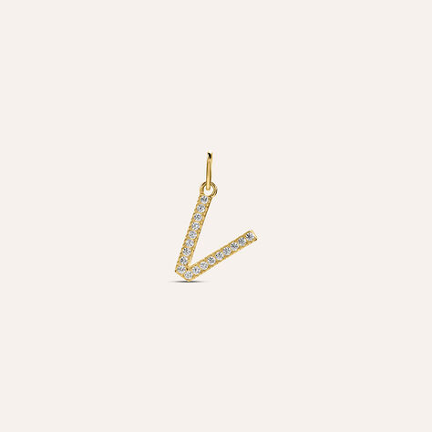 Pendente Poème Oro Giallo Cubic Zirconia - Ciondoli Donna | Stroili