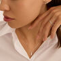 Fede Classica Diamantata 2.5 mm Oro Bianco