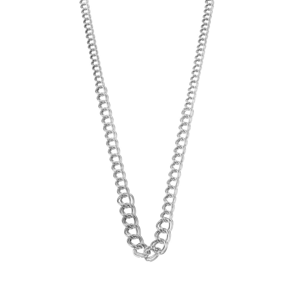 Girocollo in argento rodiato