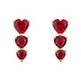 Orecchini Lobo Trilogy Silver Rainbow Argento Rosa Cubic Zirconia
