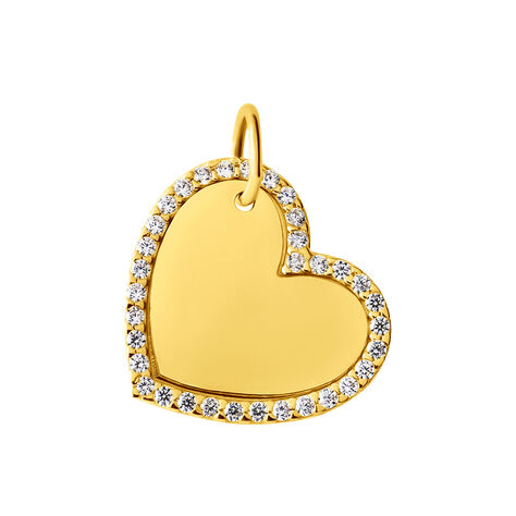 Pendente Poème Oro Giallo Cubic Zirconia - Ciondoli con Incisione Donna | Stroili