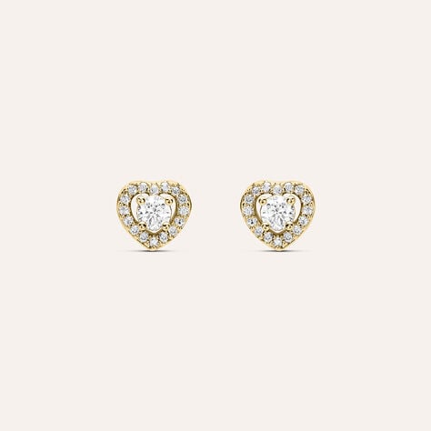 Orecchini Lobo Golden Dream Placcato Oro Giallo Cubic Zirconia - Orecchini a Lobo Donna | Stroili