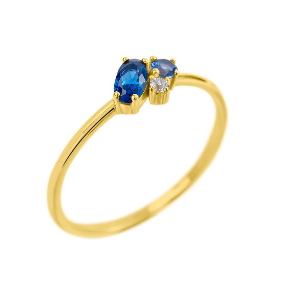 Anello Fantasia Claire Oro Giallo Cubic Zirconia - Anelli con Pietre Donna | Stroili