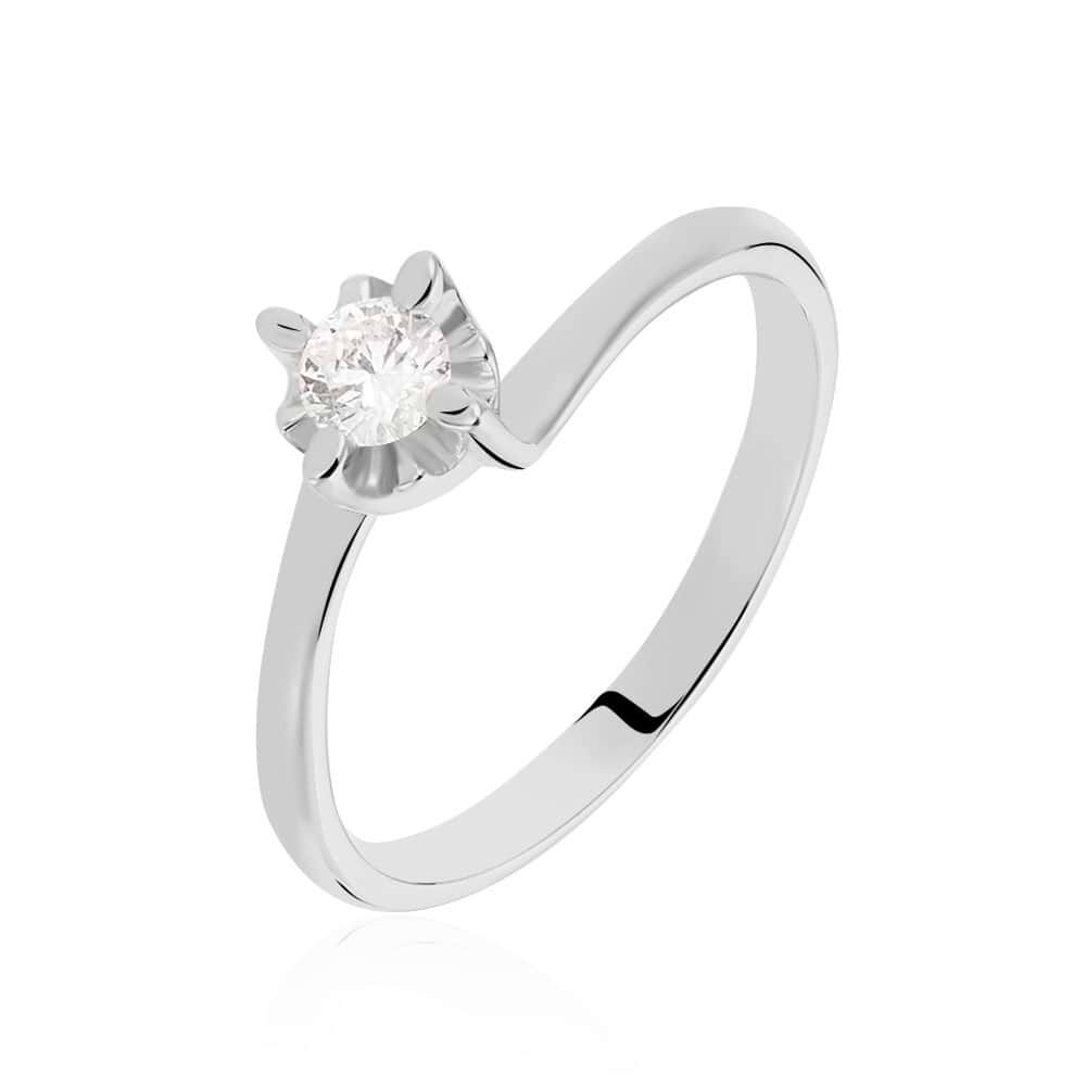 Anello Solitario Valentino Diamazing Oro Bianco Diamante 1670851
