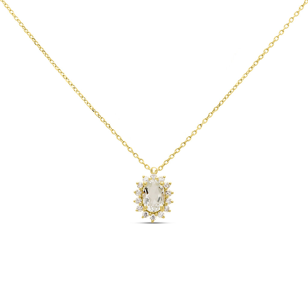 Collana Amélie Oro Giallo Ametista Cubic Zirconia - Collane Donna | Stroili