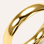 Fede Comoda Leggera 4 mm Oro Giallo