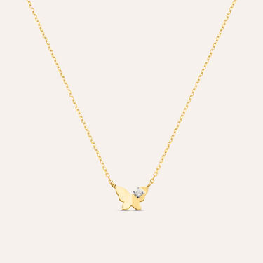 Collana Mon Petit Oro Bicolore Diamante
