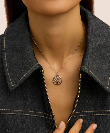 Pendente Love Beats Argento Rodiato
