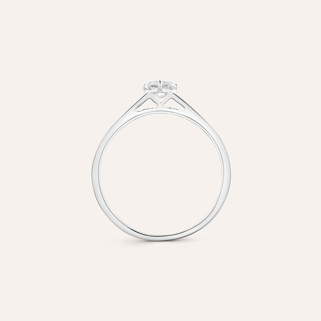 Anello Fantasia Diamade Oro Bianco Diamante Lab-Grown - Anelli con Pietre Donna | Stroili