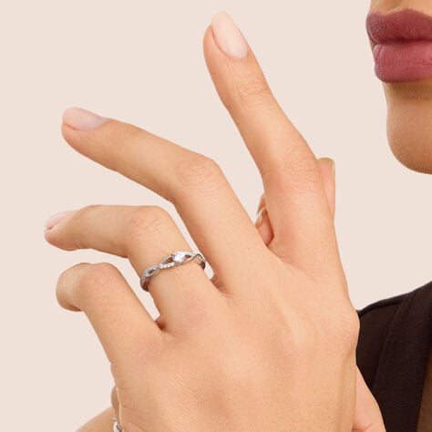 Anello Solitario Silver Elegance Argento Rodiato Cubic Zirconia - Anelli con Pietre Donna | Stroili