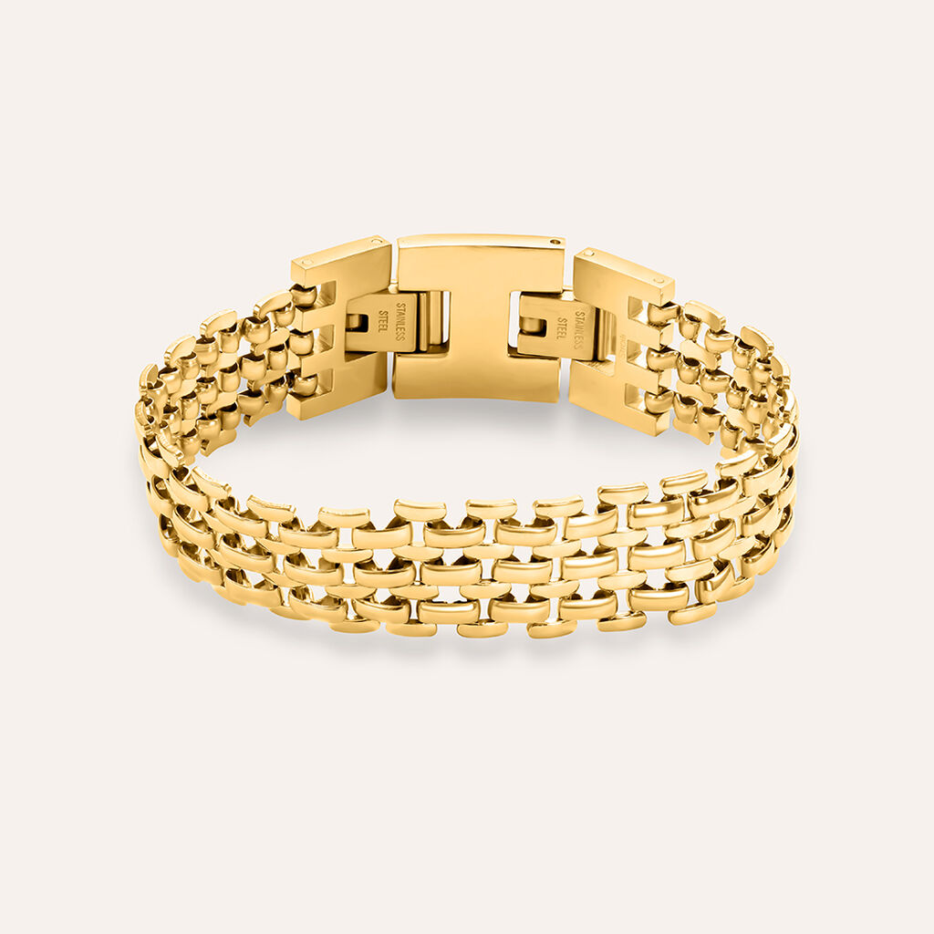 Bracciale Panther Chain Lady Code Acciaio Dorato - Bracciali Donna | Stroili