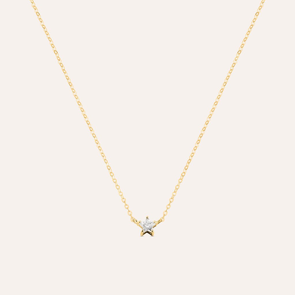 Collana Claire Oro Giallo Cubic Zirconia