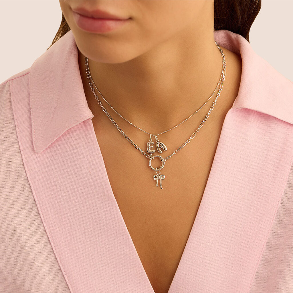 Pendente Love Beats Argento Rodiato