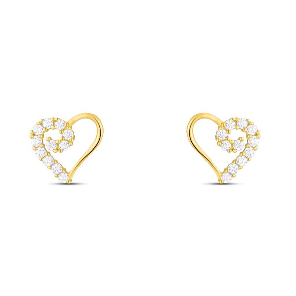 Orecchini Lobo Bon Ton Oro Giallo Cubic Zirconia - Orecchini a Lobo Donna | Stroili