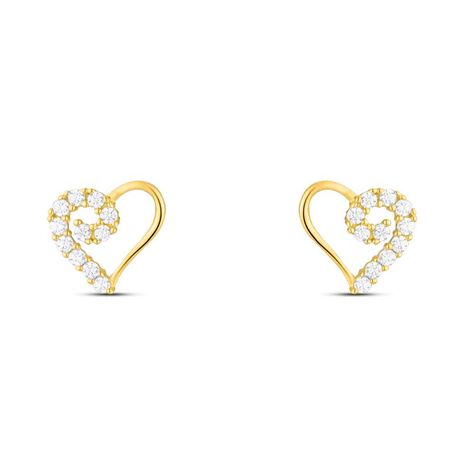 Orecchini Lobo Bon Ton Oro Giallo Cubic Zirconia - Orecchini a Lobo Donna | Stroili