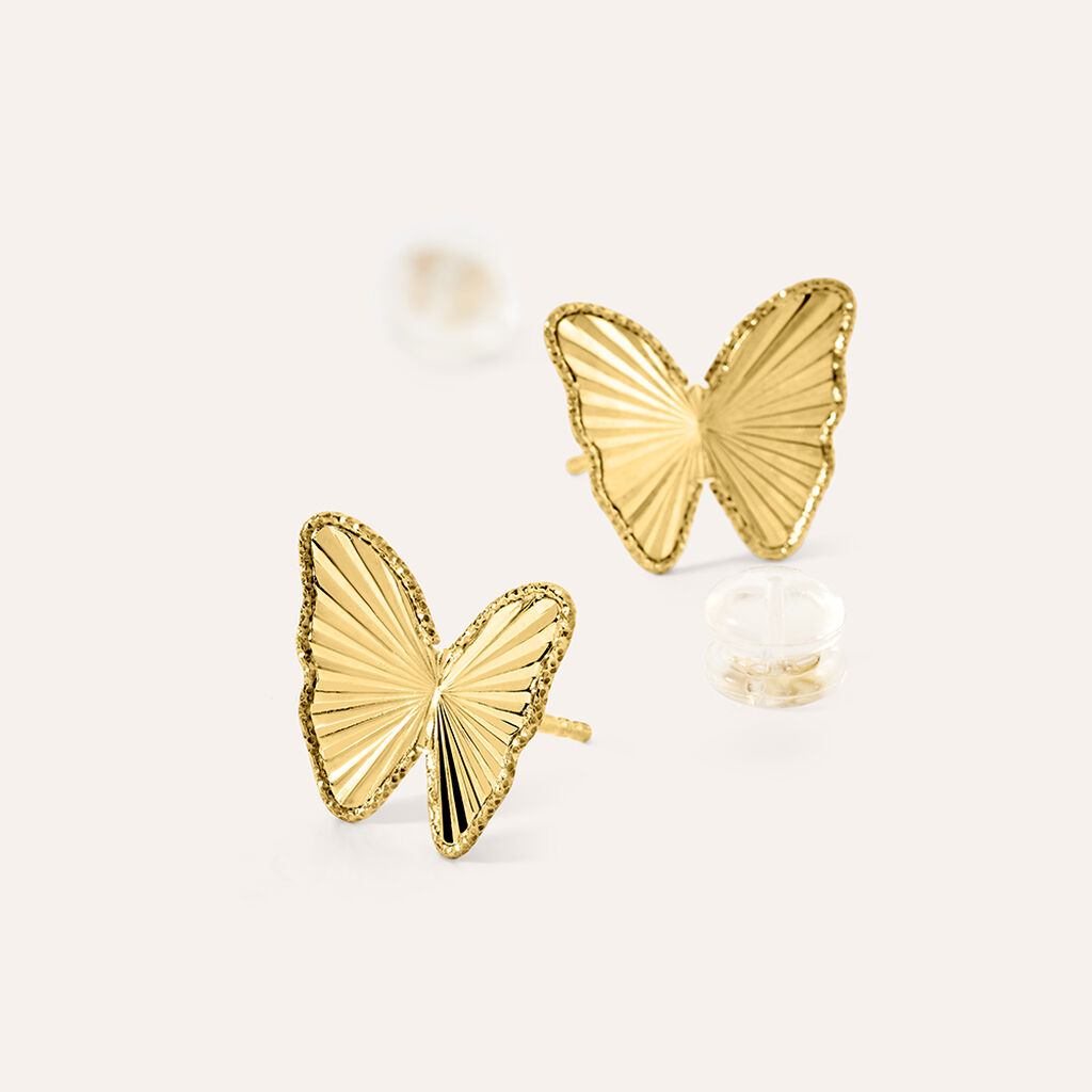 Orecchini Lobo Beverly Oro Giallo