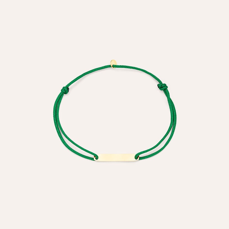 Bracciale Con Targhetta Mon Petit Oro Giallo - Bracciali con Incisione Bambino | Stroili