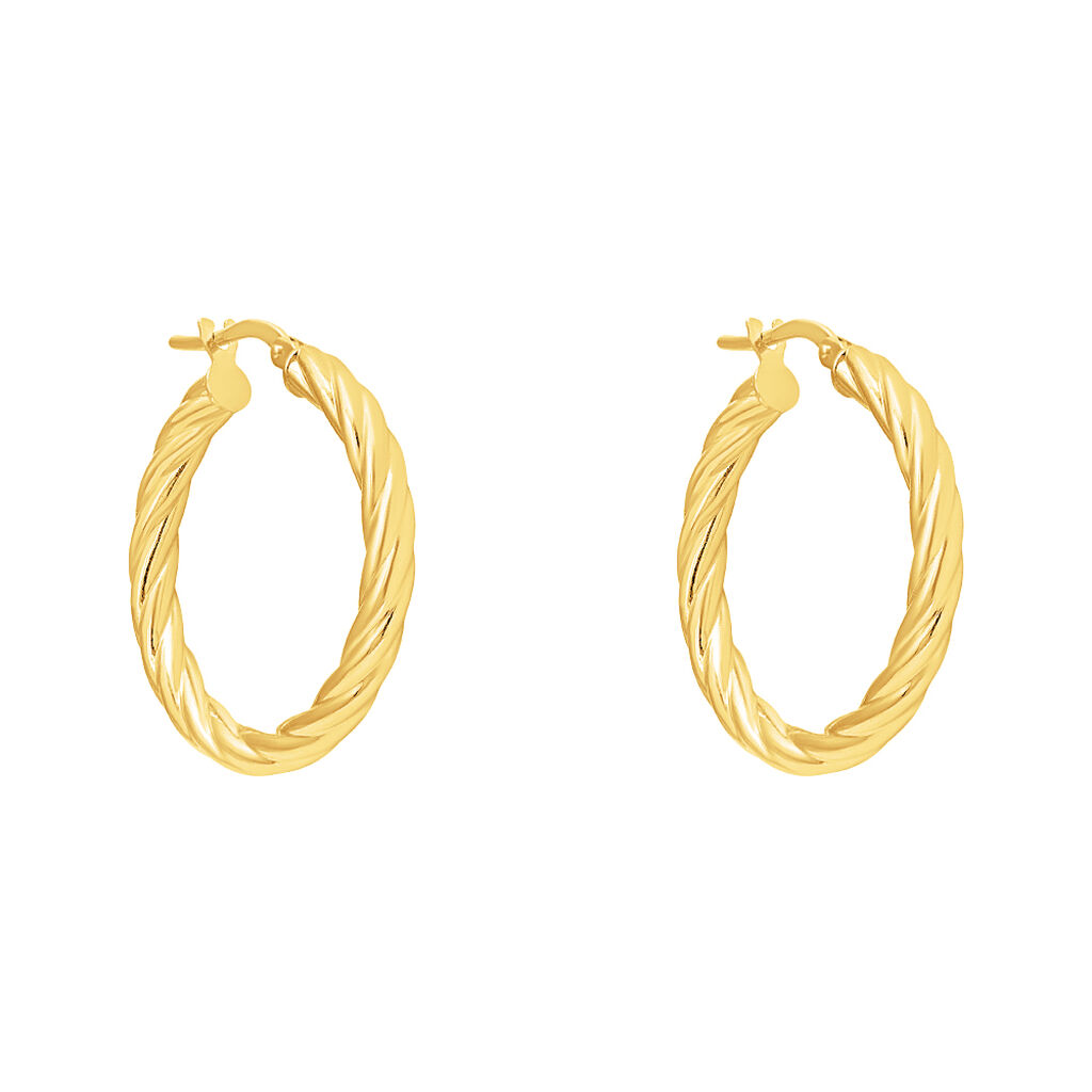 Orecchini A Cerchio Toujours Oro Giallo - Orecchini a Cerchio Donna | Stroili