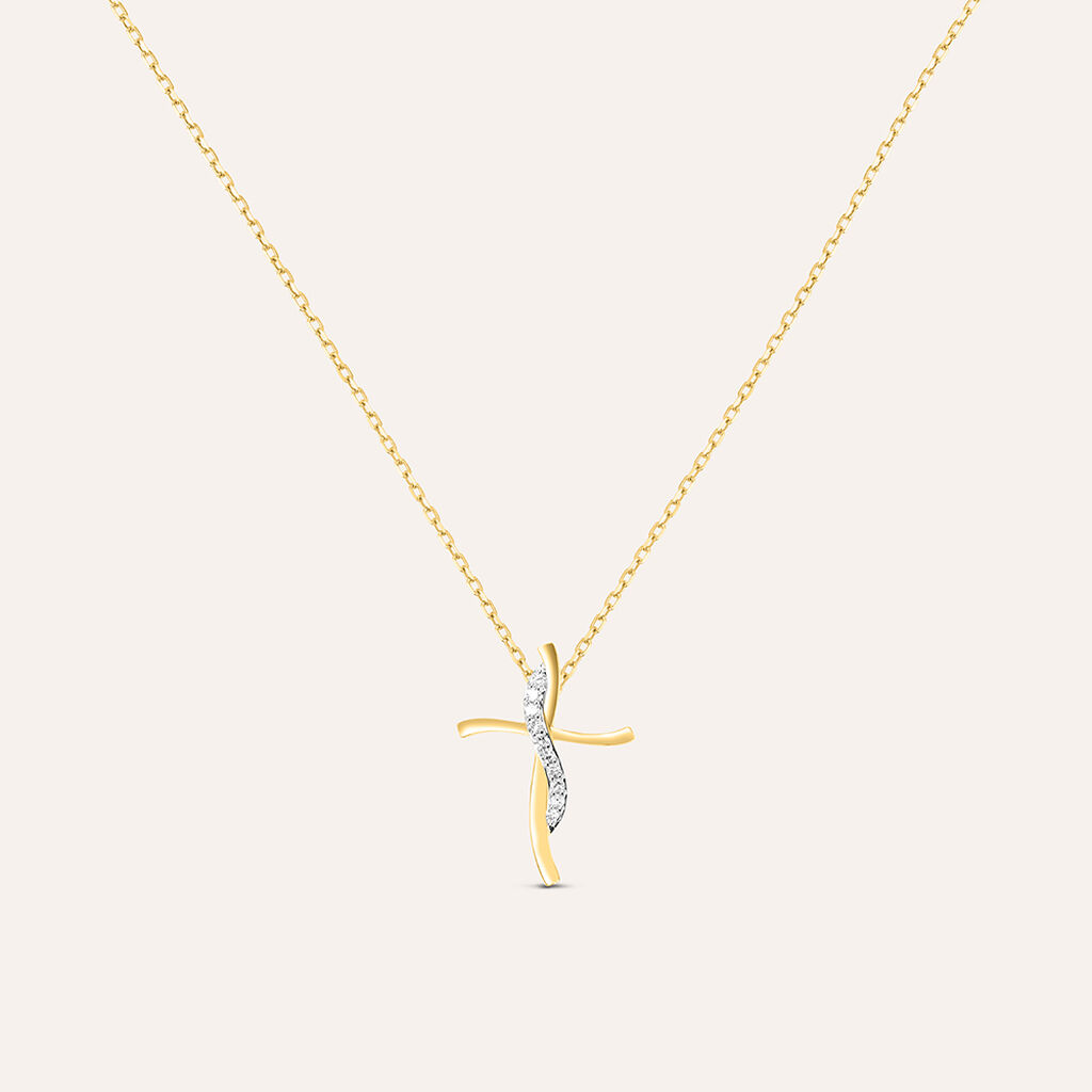 Collana Sophia Oro Giallo Diamante