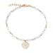 Bracciale cuore in argento zirconi e cristalli - Bracciali Amicizia Donna | Stroili