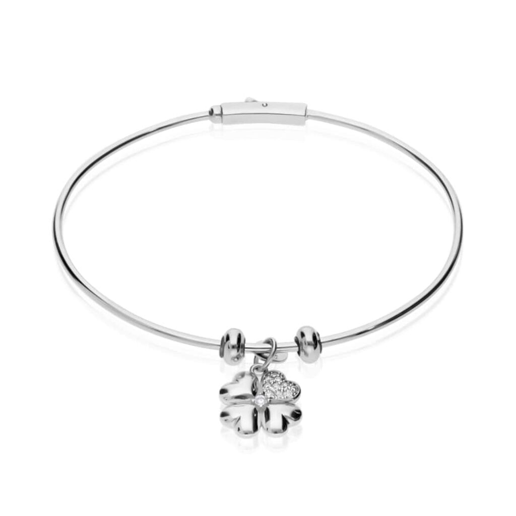 Pendente Love Beats Argento Rodiato Cubic Zirconia