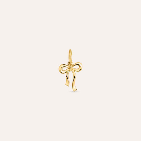 Pendente Fiocco Love Beats Argento Dorato - Ciondoli Unisex | Stroili