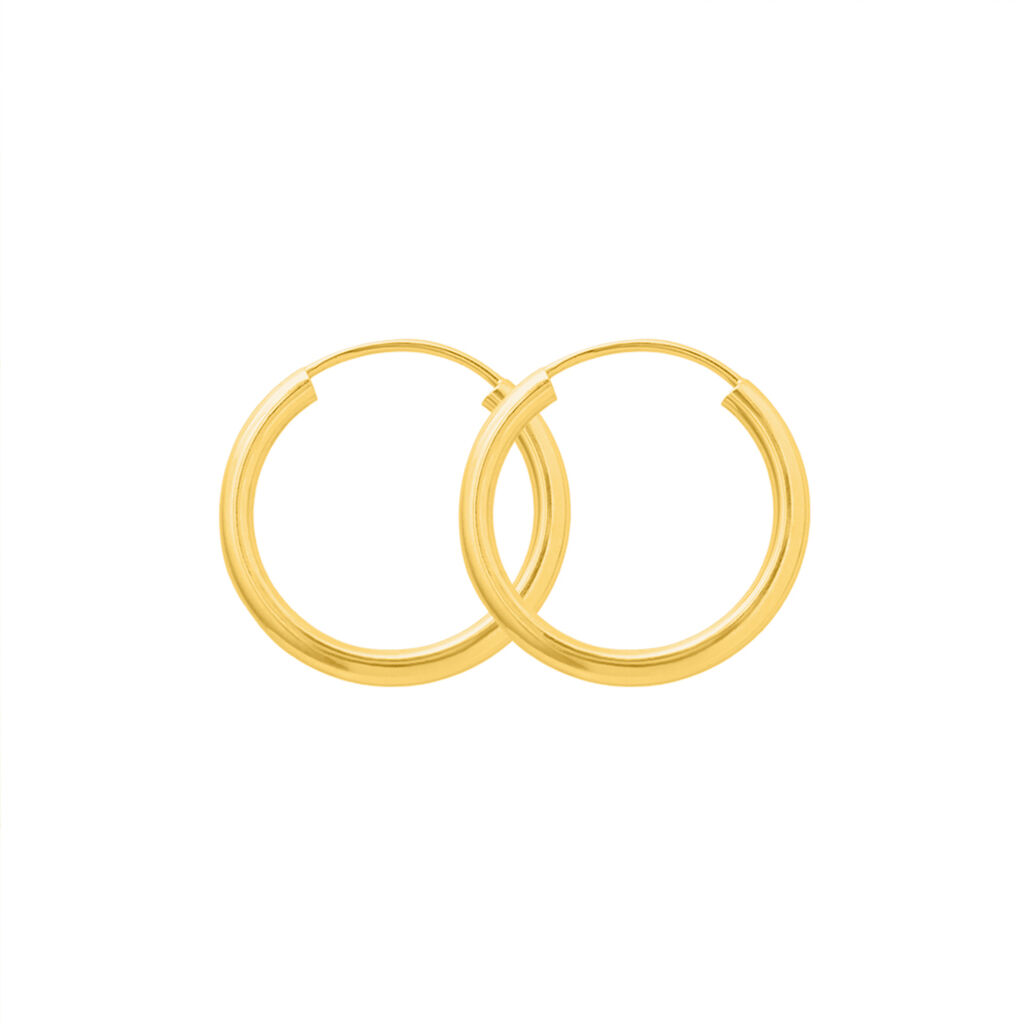 Orecchini A Cerchio Toujours Oro Giallo - Orecchini a Cerchio Donna | Stroili