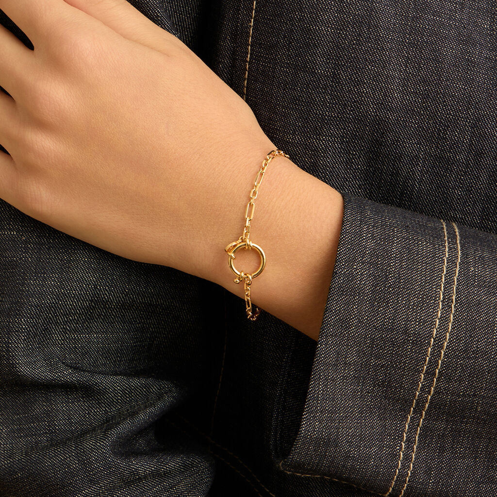 Bracciale Catena Love Beats Argento Dorato