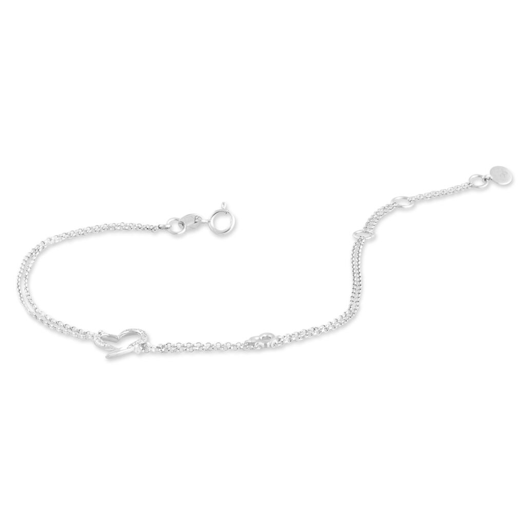 Bracciale Sophia Oro Bianco Diamante - Bracciali Love Donna | Stroili
