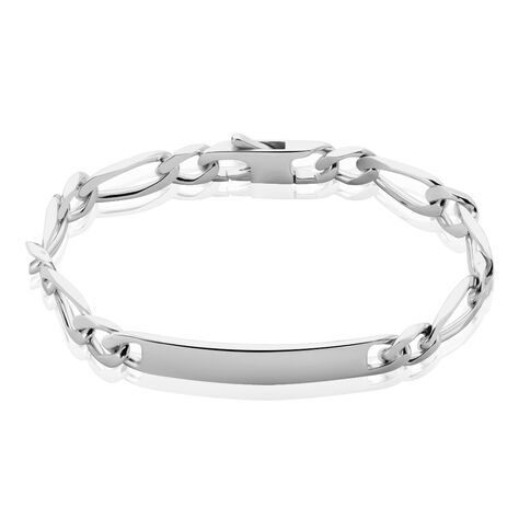 Bracciale Catena Gentleman Argento Rodiato - Bracciali Uomo | Stroili