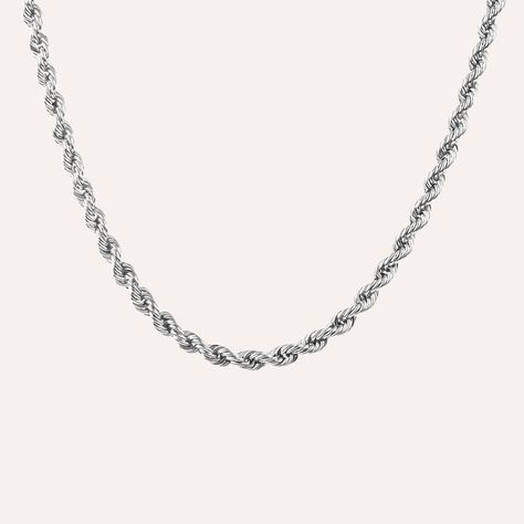 Catena L'homme Or Oro Bianco - Collane Catena Uomo | Stroili