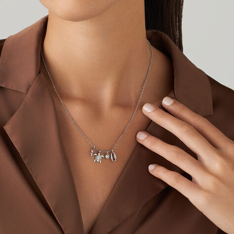 Collana Silver Collection Argento Rodiato Cubic Zirconia - Collane Donna | Stroili