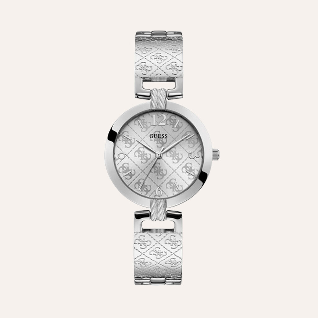 Orologi Guess G LUXE Solo tempo con cinturino in acciaio color Argento