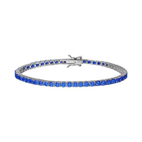 Bracciale Tennis Silver Rainbow Argento Rodiato Cubic Zirconia - Bracciali Tennis Donna | Stroili