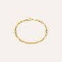 Bracciale Catena Oro Uomo Oro Giallo