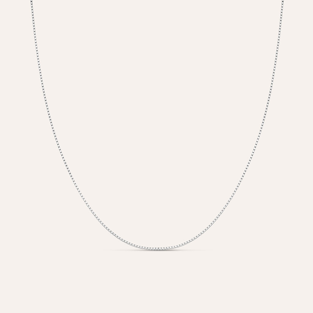 Catenina Gentleman Argento Rodiato