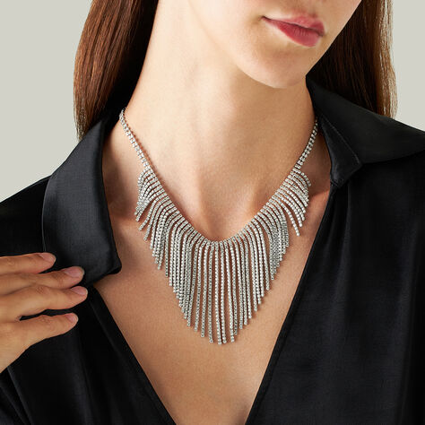 Collana Romantic Shine Metallo Cristallo - Collane Choker Donna | Stroili