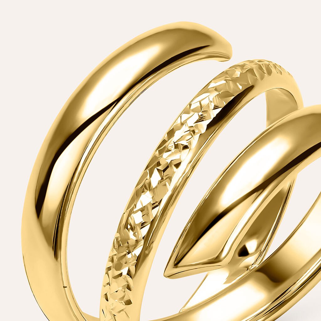 Anello Fascia Golden Lover Oro Giallo - Anelli 18 Carati Donna | Stroili