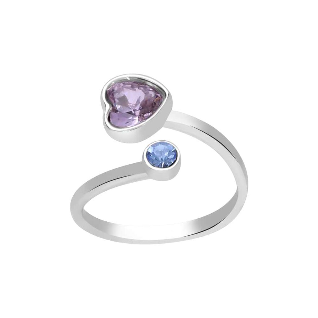 Anello Contrarie Violet Ottone Cristallo - Anelli con Pietre Donna | Stroili