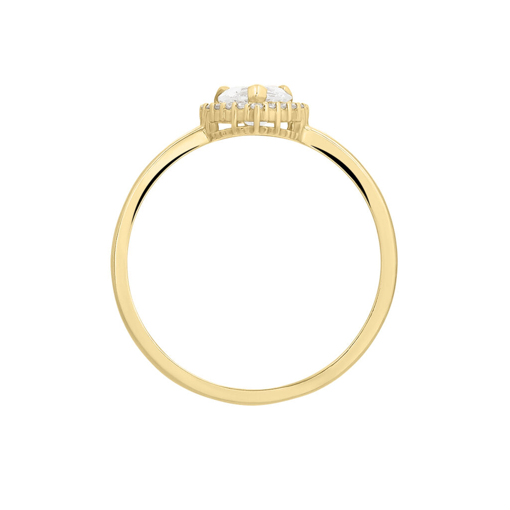 Anello Solitario Claire Oro Giallo Cubic Zirconia - Anelli con Pietre Donna | Stroili