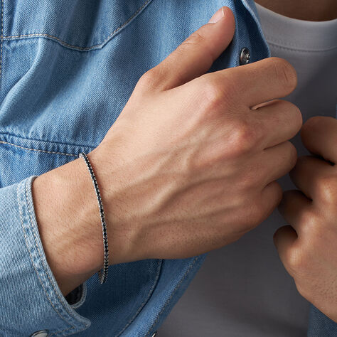 Bracciale Tennis L'homme Or Oro Bianco Spinello - Bracciali Tennis Uomo | Stroili