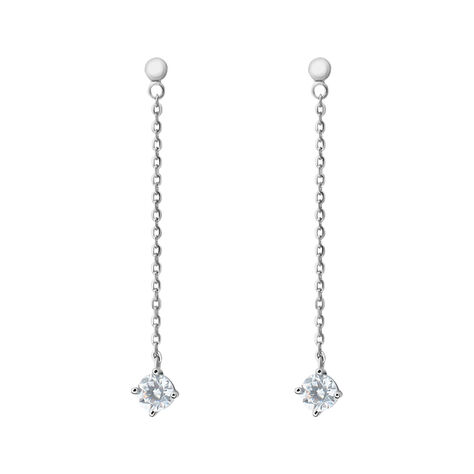 Orecchini Pendenti Punto Luce Silver Elegance Argento Rodiato Cubic Zirconia - Orecchini Pendenti Donna | Stroili