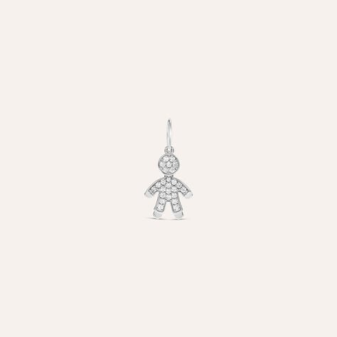 Pendente Love Beats Argento Rodiato Cubic Zirconia - Ciondoli Donna | Stroili