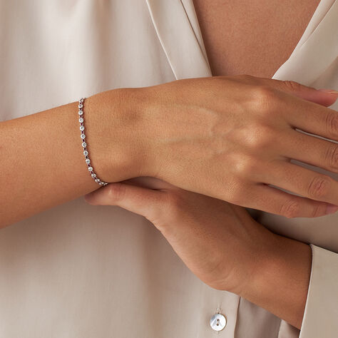 Bracciale Tennis Silver Elegance Argento Rodiato Cubic Zirconia - Bracciali Donna | Stroili