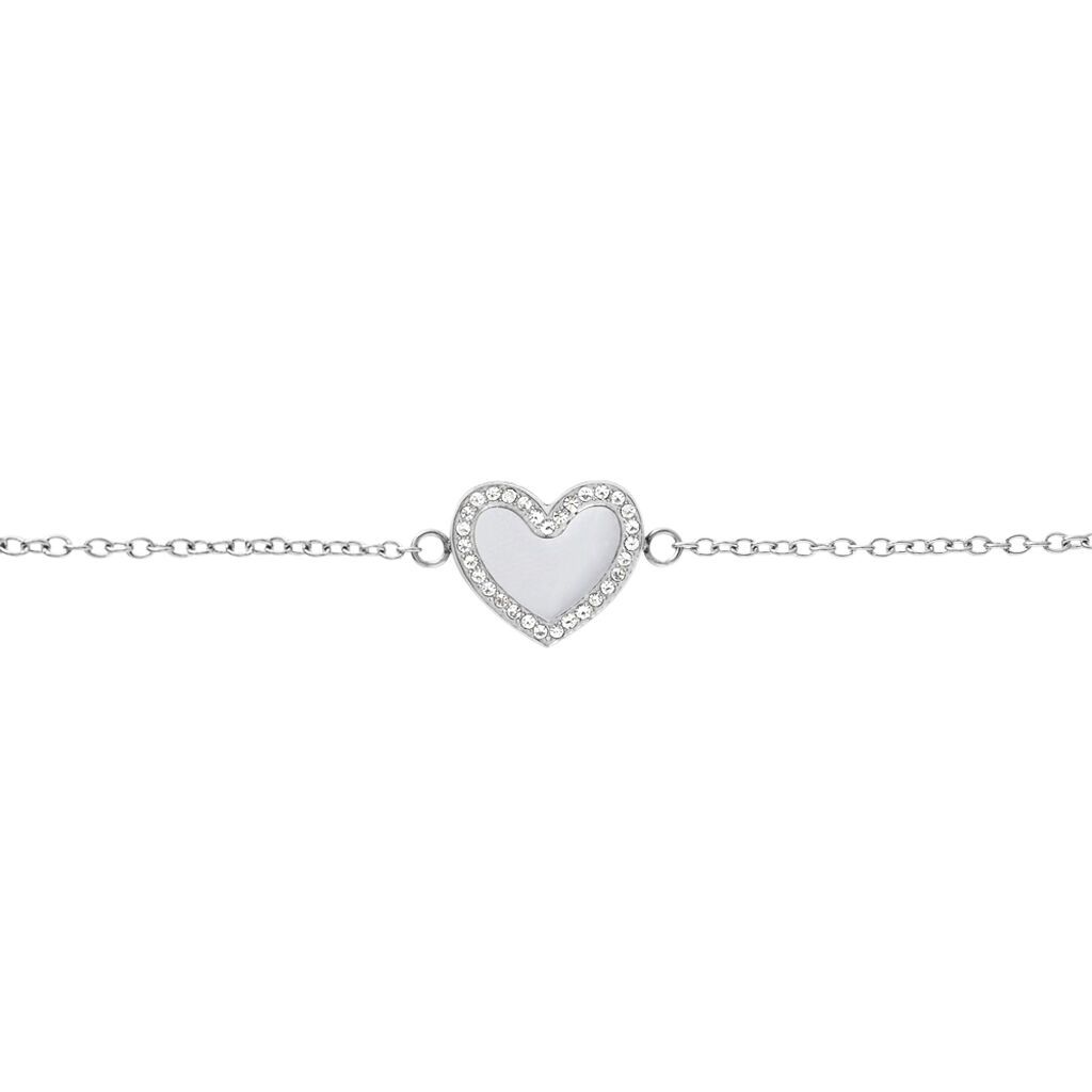 Bracciale Lady Chic Acciaio Cristallo - Bracciali con Incisione Donna | Stroili