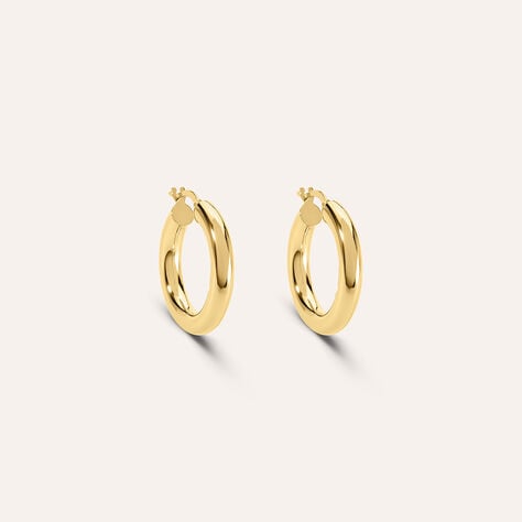 Orecchini A Cerchio Toujours Oro Giallo - Orecchini a Cerchio Donna | Stroili