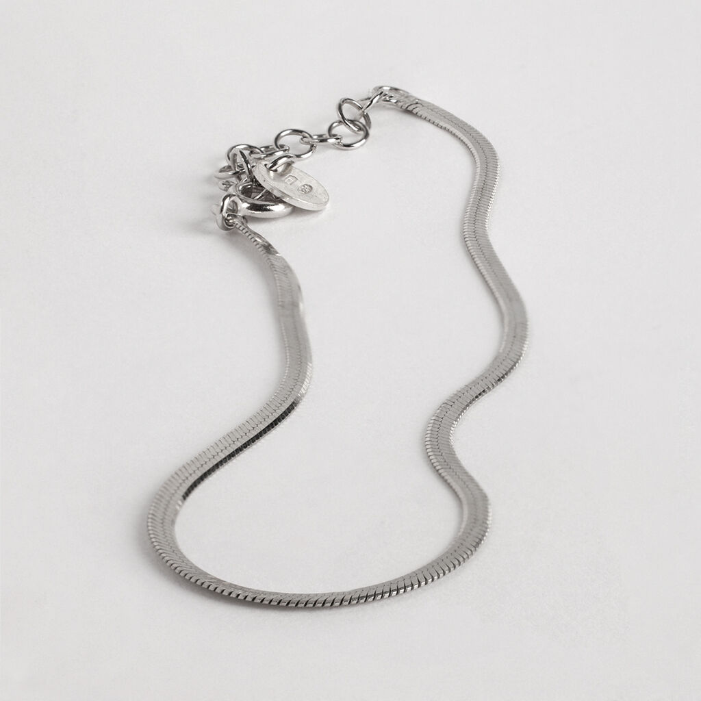 Bracciale Catena Silver Collection Argento Rodiato - Bracciali Donna | Stroili