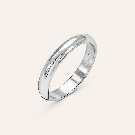 Anello Fedina Silver Collection Argento Rodiato - Anelli con Incisione Unisex | Stroili